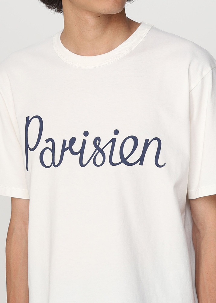 [국내당일발송] 메종 키츠네 22FW Parisienne 파리지앵 로고 티셔츠 [라떼] AM00101KJ0008 P702
